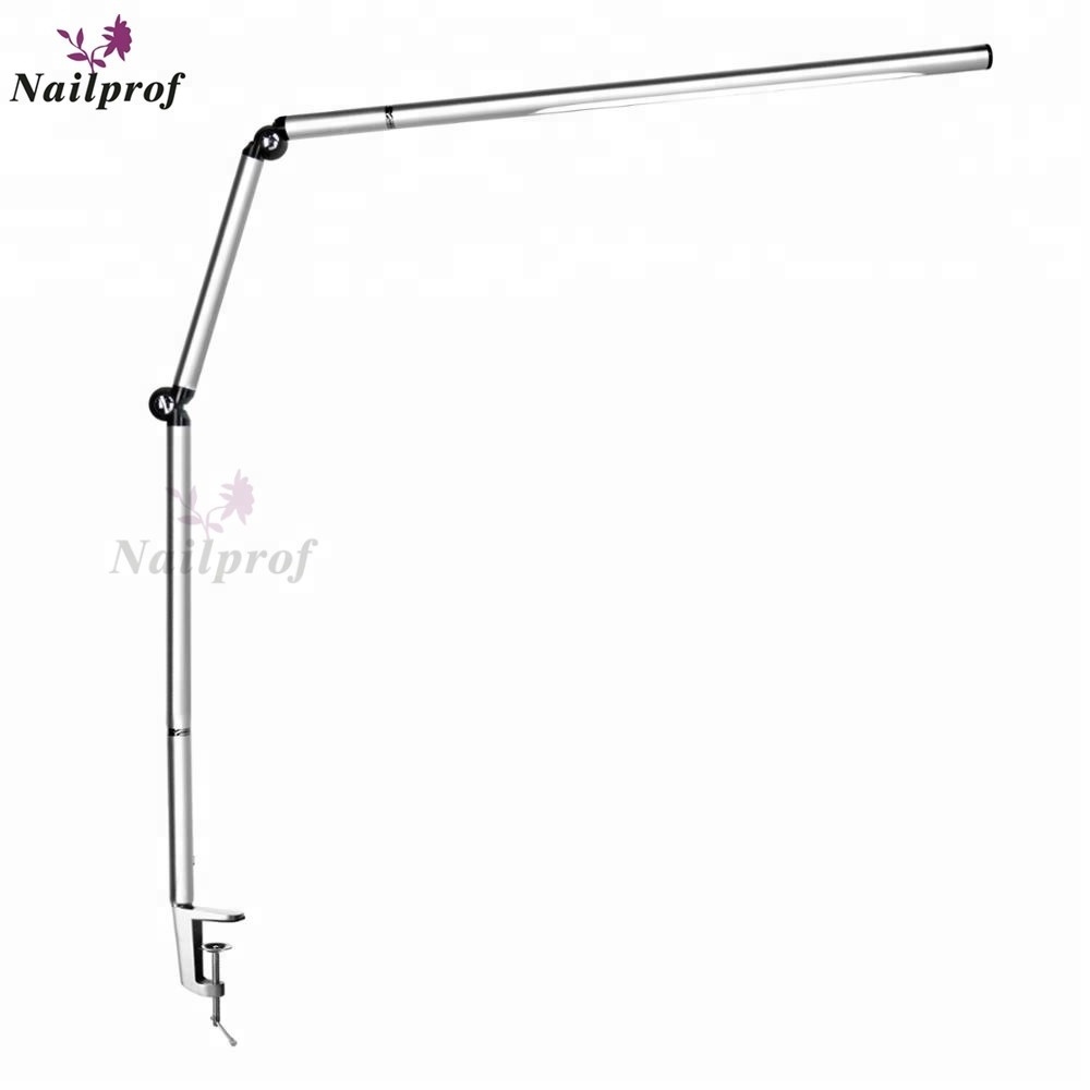 Nailprof. Factory Direct Sale Adjustable Slim-line Luminaire Flexible Reading Led Desk Nail Manicure Furniture Table Salon Lamp