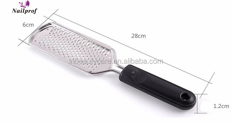 Pedicure Foot File Stainless Callus Remover Foot Rasp File Pedicure Tools Nail Supply for Professional Nail Salon