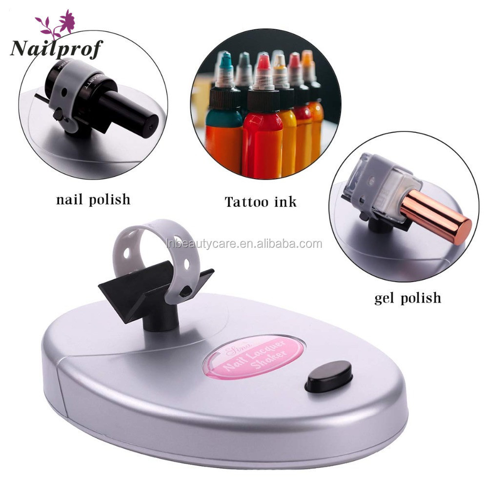 Nailprof Nail Lacquer Shaker Adjustable Nail Gel Polish Varnish Bottle Shaking Machine Shake Evenly Tools for Nail Art Tattoo