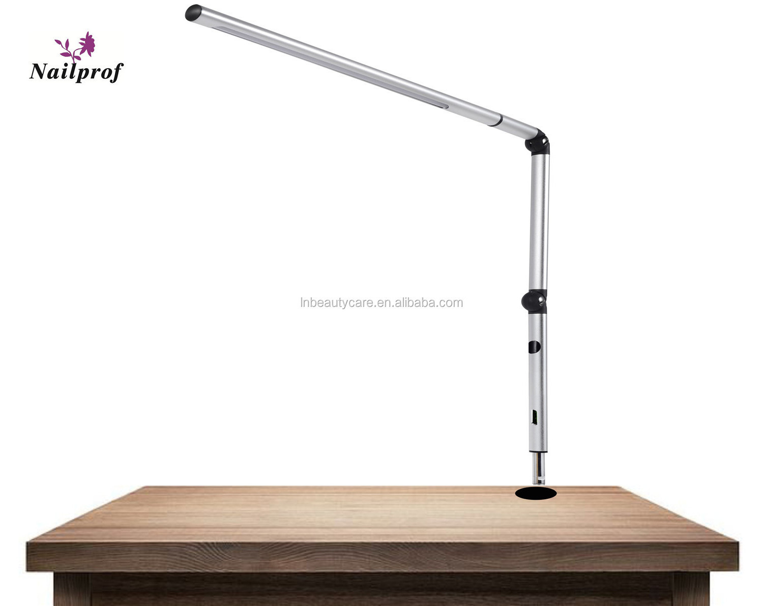 Nailprof. Factory Direct Sale Adjustable Slim-line Luminaire Flexible Reading Led Desk Nail Manicure Furniture Table Salon Lamp