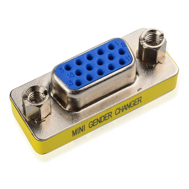 DB9 9Pin Male to Male Mini Gender Changer Adapter RS232 Serial Connector Female to Female Female to Male D-Sub Connector