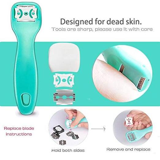 Electric Callus Removers for feet Callus Eliminator Foot File Scrubber Removes Callouses - Best Foot Care Pedicure Tool GIF