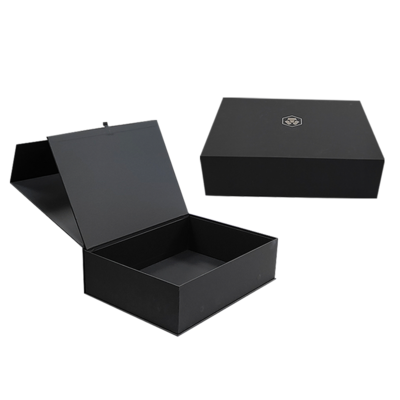 Custom Printing Logo Rigid Cardboard Fold Magnet Foldable Paper Folding Packaging Boxes Luxury Black Magnetic Gift Box