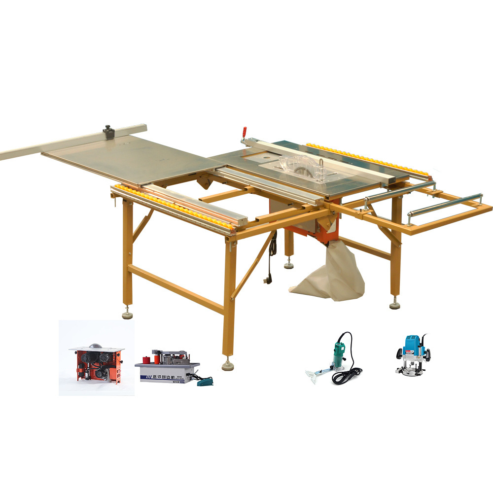 Wood machine panel saw table saw wood saw machines 5 in 1 multipurpose table saw for furniture making