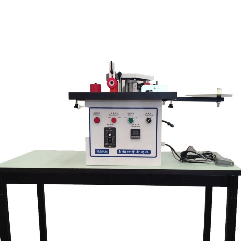 Portable All In One Woodworking Edge Bander Trimming Cutting Buffing Pvc Wood Manual Machine Edge Banding Machine