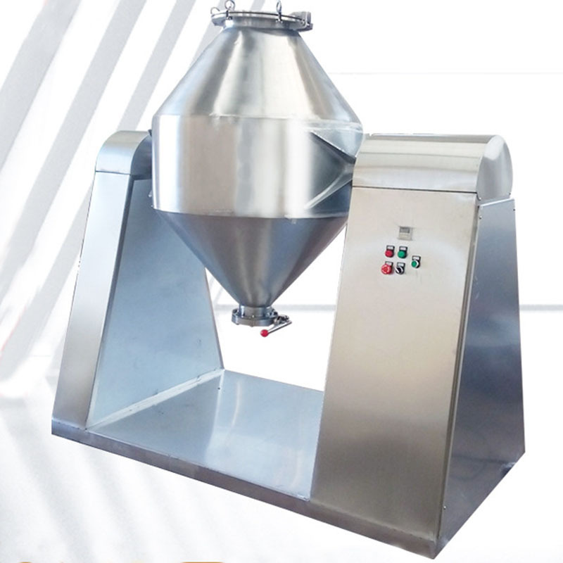 Food Grade Dry Powder Double Cone Vertical Stainless Steel Mixing Rotary Powder Mixer