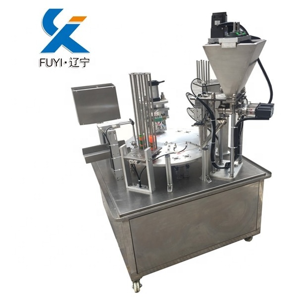 Food Industry Small Scale Filling Coffee K Cup Sealing Machine Made In China