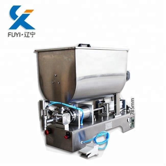 Top Quality Hopper Filler Sauce Filling Machine With Mixing Hopper Easy to Operation