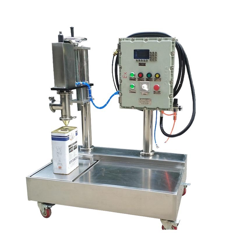 Semi Automatic 5L 15L 20L 25L Foamy Liquid Jerry Can  Weight filler filling machine