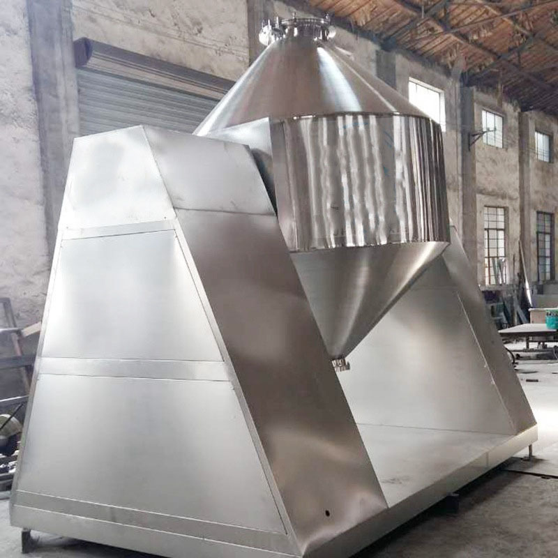 Food Grade Dry Powder Double Cone Vertical Stainless Steel Mixing Rotary Powder Mixer