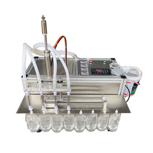 Top Quality 4 Head Automatic Yogurt Freshly Ground Soybean Milk Juice Dispenser Machine Filling Machine