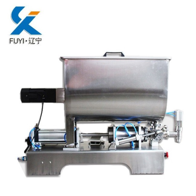 Top Quality Hopper Filler Sauce Filling Machine With Mixing Hopper Easy to Operation