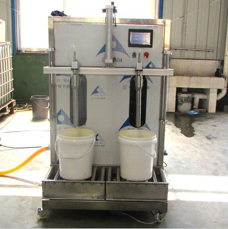 Plastic barrel keg Recycle hydraulic oil filling machine  big volume oil filler