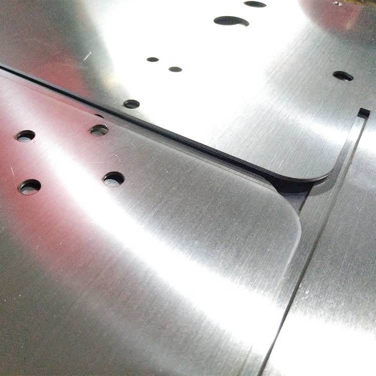 OEM Stainless Steel Parts Equipment Bracket Enclosure aluminum Laser cutting welding services and brushed sheet metal processing