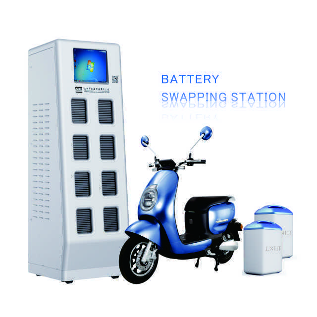 LNHI Wholesale Outdoor 48/60V/72V Lithium Battery Charging Station for Electric Scooters Motorcycles