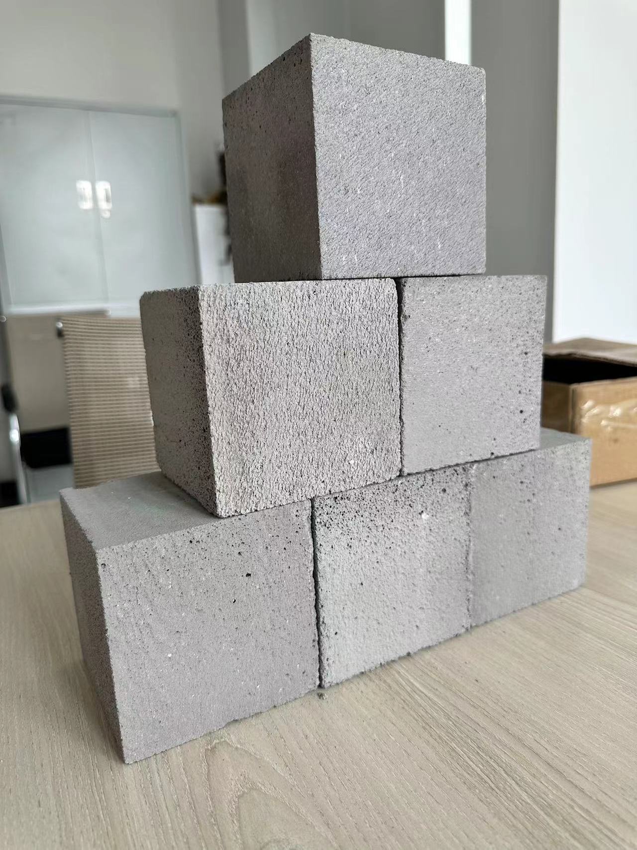 Construction Prefabricated AAC Block Construction Sand-Lime Bricks Concrete Masonry