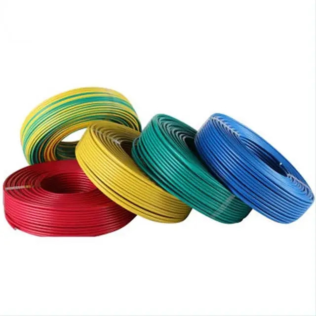 Huayuan Pure Copper Conductor 1.5/2.5/4mm Solid PVC Insulated Wire and Cable for Electrical Applications in Home Construction