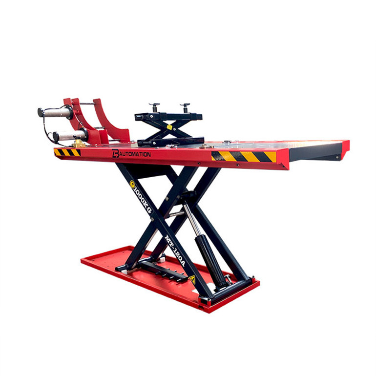 Car Lift XiangHong 1.2m Hydraulic Auto Scissor Underground Motorcycle Parking Lift Table used Working Platform