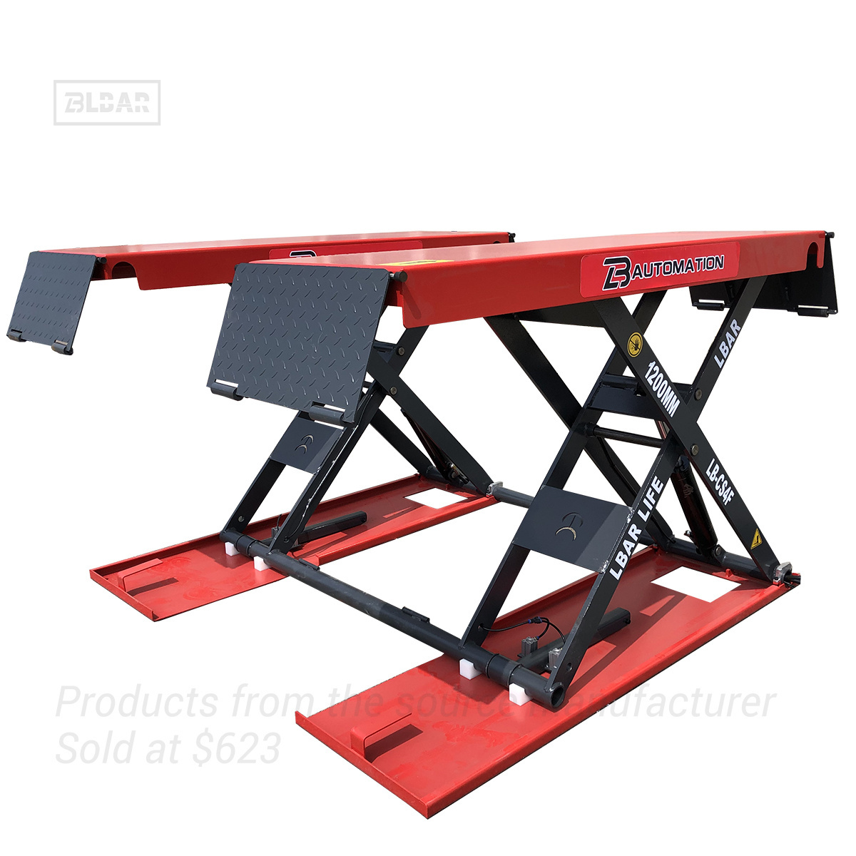 3t Hydraulic Car Lift Elevator 1.2M Car Lift A cheap scissor lift