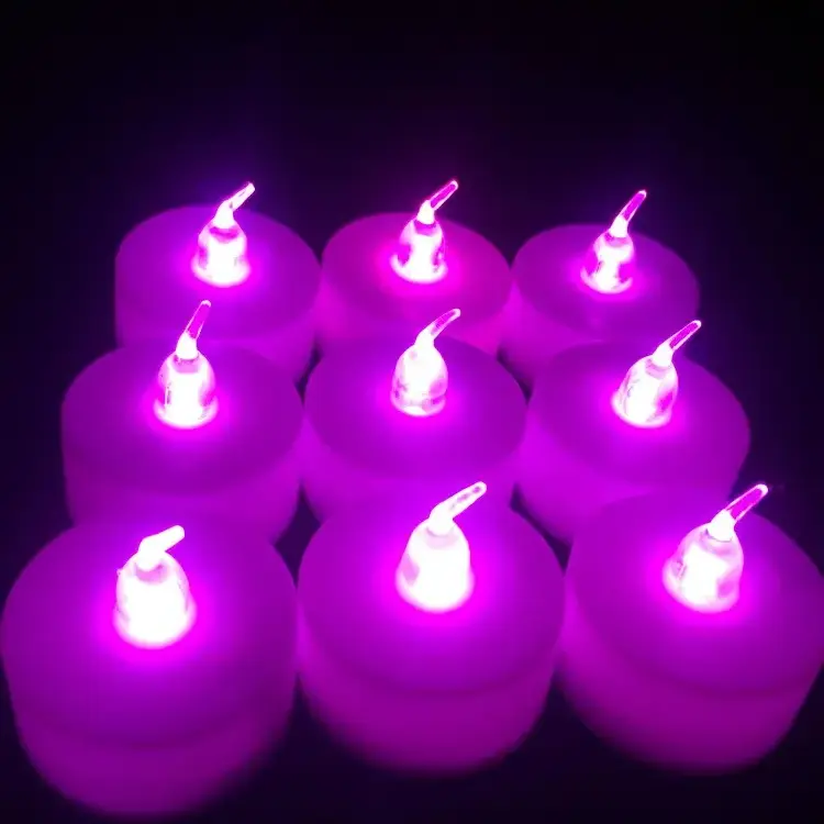 Factory Top Seller Party Banquet Electric Flameless Christmas Battery Operated Plastic Mini Candles LED Tea Light