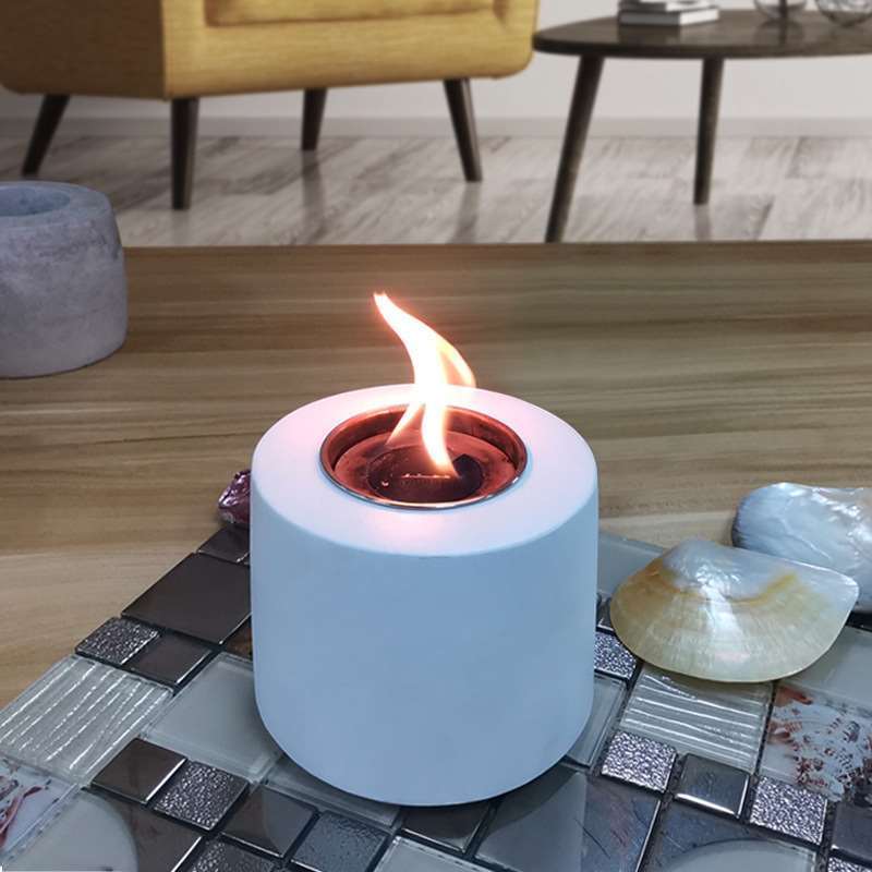 Wholesale Mini Tabletop Fireplace Table Top concrete Fire Pit Bowl Desktop Bio Fuel Portable Fire Pits