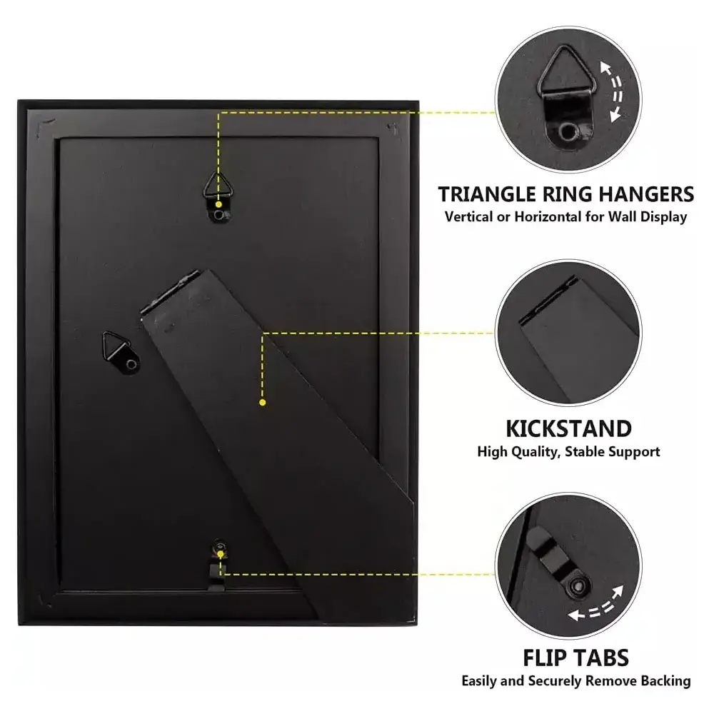 4x6,5x7,6x8,8x10,a1,a2,a3,a4,a5,11x14,12x16,12x18,16x20,18x24,24x36 Black White Poster Picture Frames Wholesale Iron Wood 200pcs