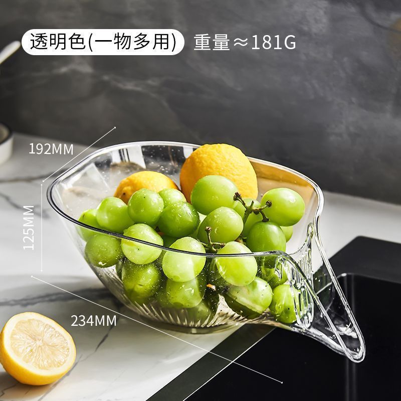 Drainage Basket Funnel Multi-Functional Drain Baskets  Household Kitchen Drain Basin Washing Baskets  Washing