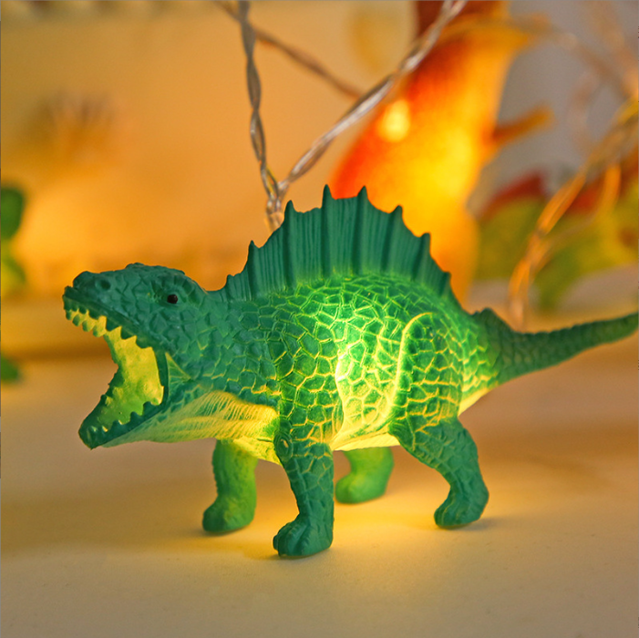 Supplier Vinyl Battery Operated Night Lights Led Dinosaur String Lights For Christmas Party Kids Room Garden Decoration Outdoor