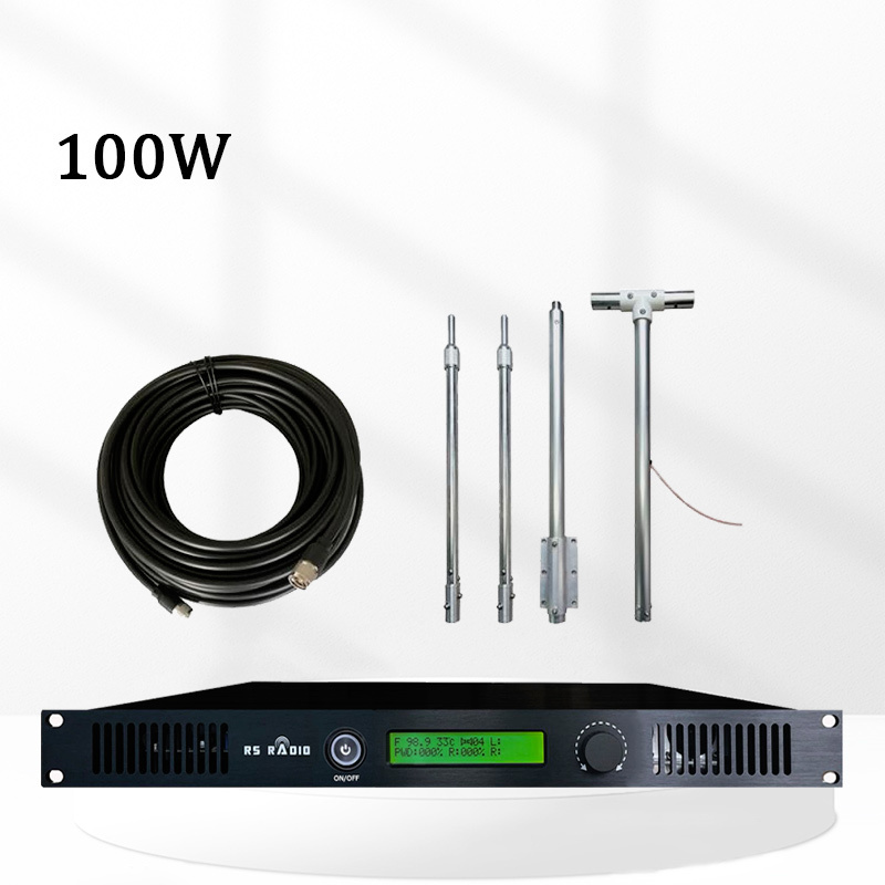 12km long range fm transmitter 100W FM radio transmitter Kit