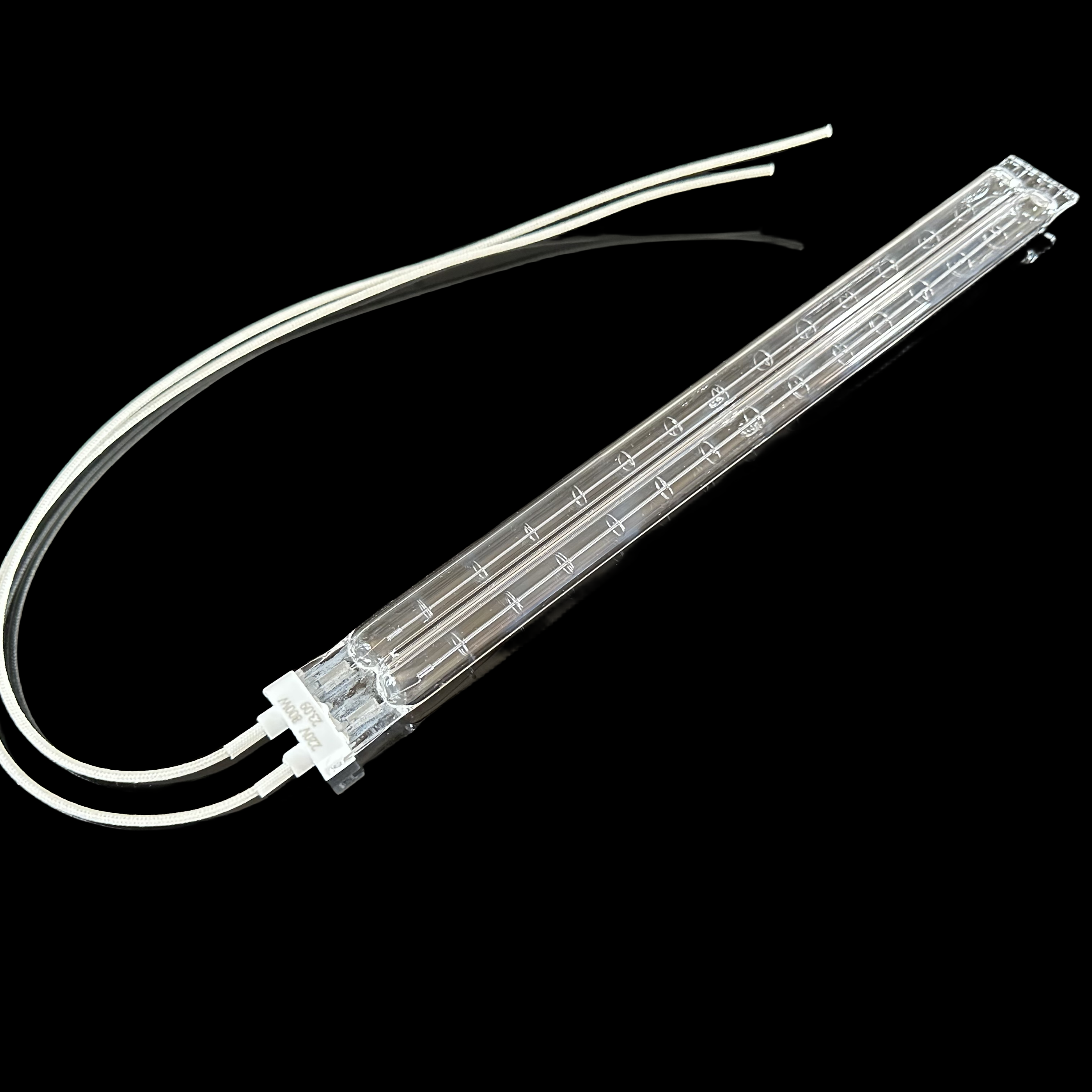 400V 6000W Double Tube Tungsten Halogen Bulb Infrared Heater Lamp Quartz Heating Element