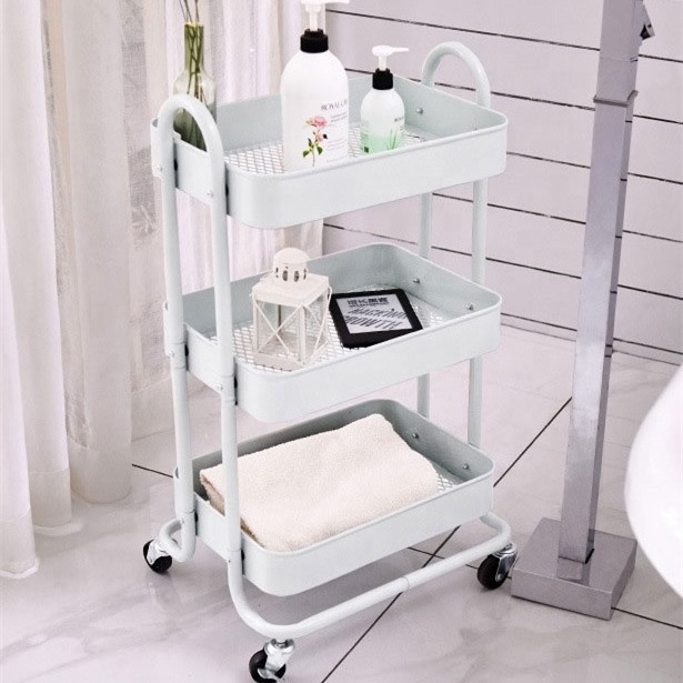 New Style Kitchen Cart Trolley With Easy Move Design For More Storage In Less Space