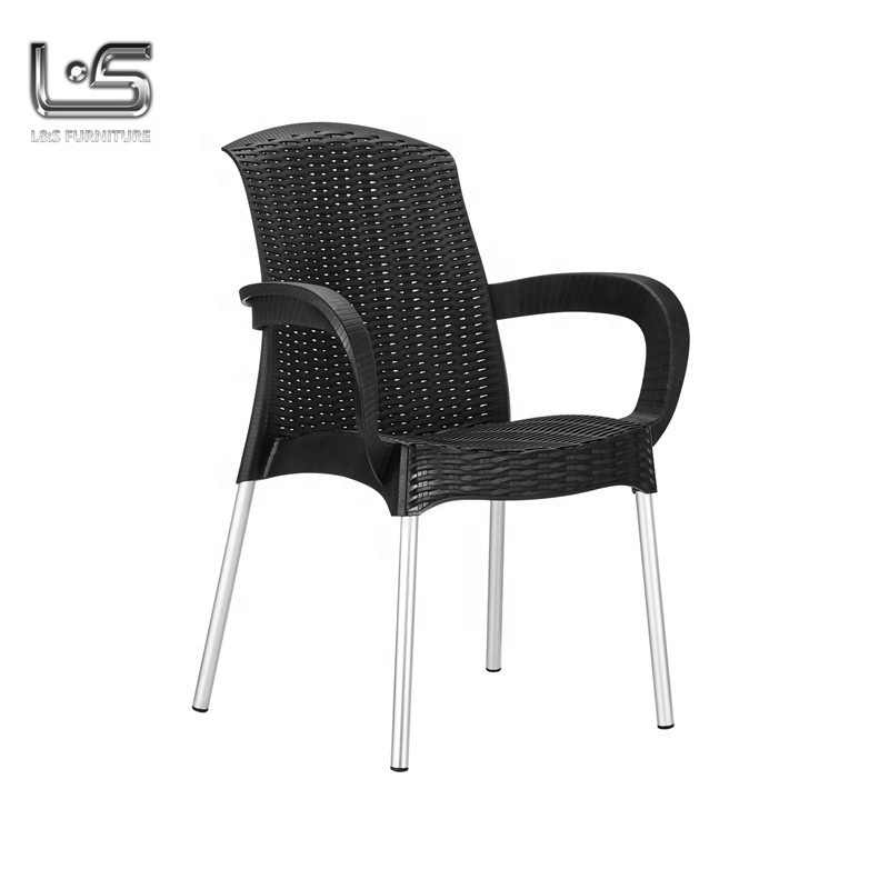 Plastic Garden Chairs With Metal Legs, Stackable Plastic Chairs For Sale