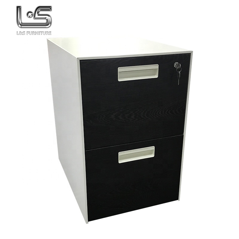 stainless steel small metal 3 drawer file cabinet