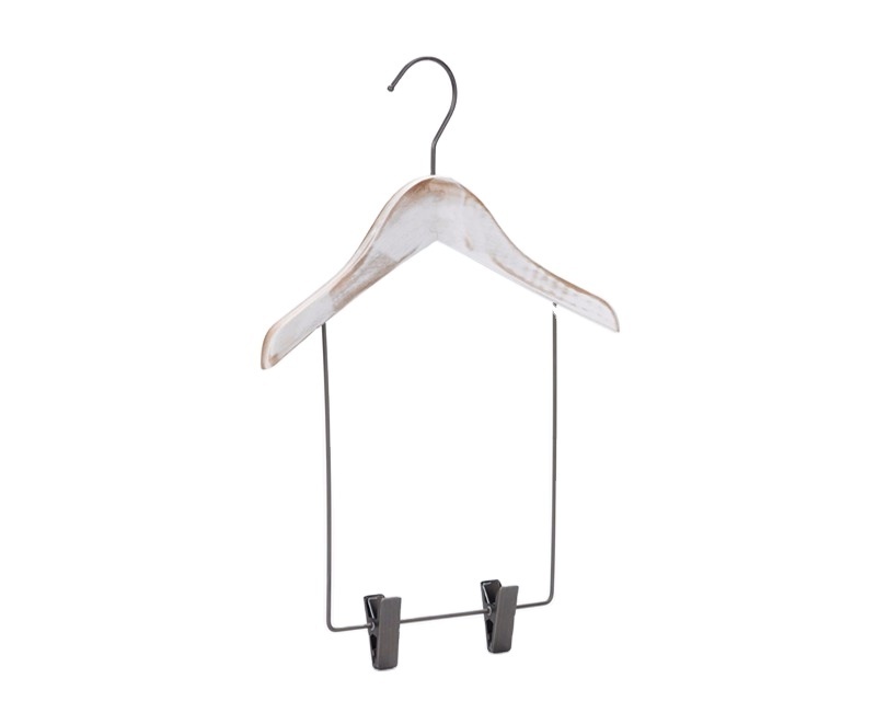 Inspring Fashionable water white kids hangers wooden hanger for clothes baby hanger