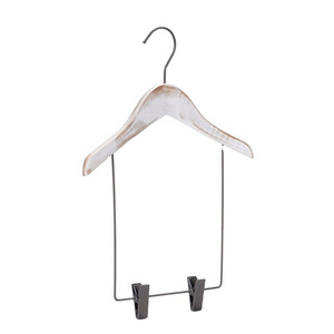 Inspring Fashionable water white kids hangers wooden hanger for clothes baby hanger