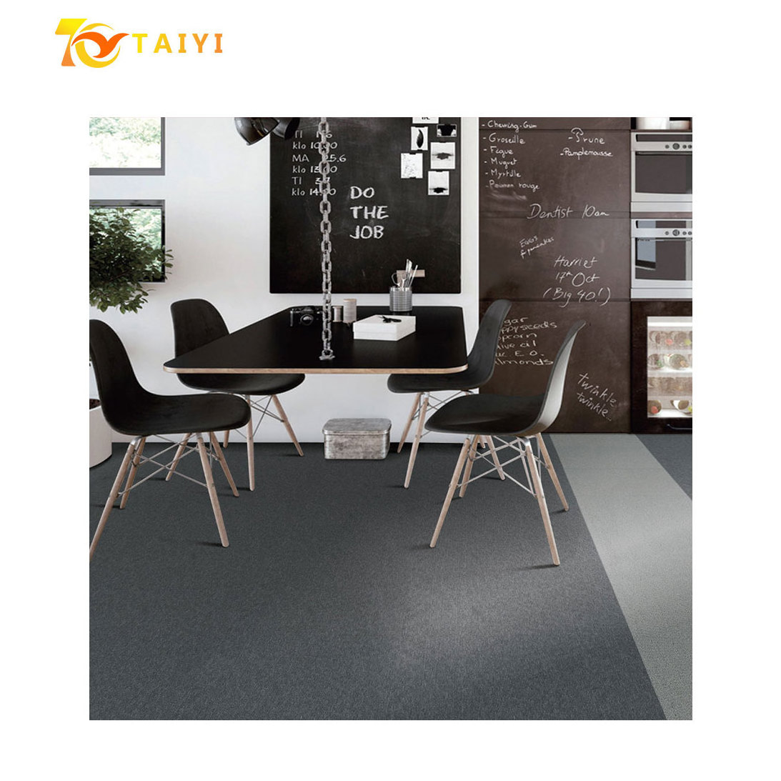 Polypropylene Carpet Office Commercial Carpet Tiles Corridor Exhibition carpet polyester squares