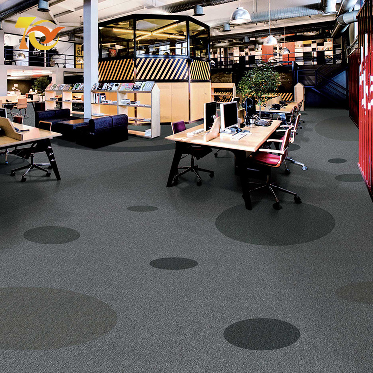 Commercial Luxury Carpets And Rugs Pvc Environmental Protection Bottom Back For Office Carpet Tiles For Home