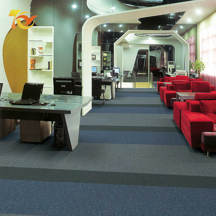 Commercial Luxury Carpets And Rugs Pvc Environmental Protection Bottom Back For Office Carpet Tiles For Home