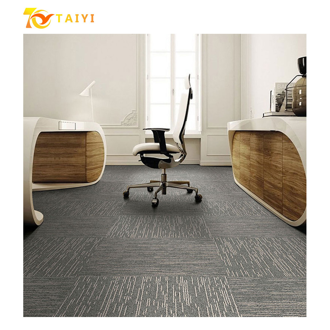 Rubber Backed Carpet Tiles Luxury Polypropylene Removable Carpet Tiles 50x50 Office Modular Intensive Use Carpet Tiles