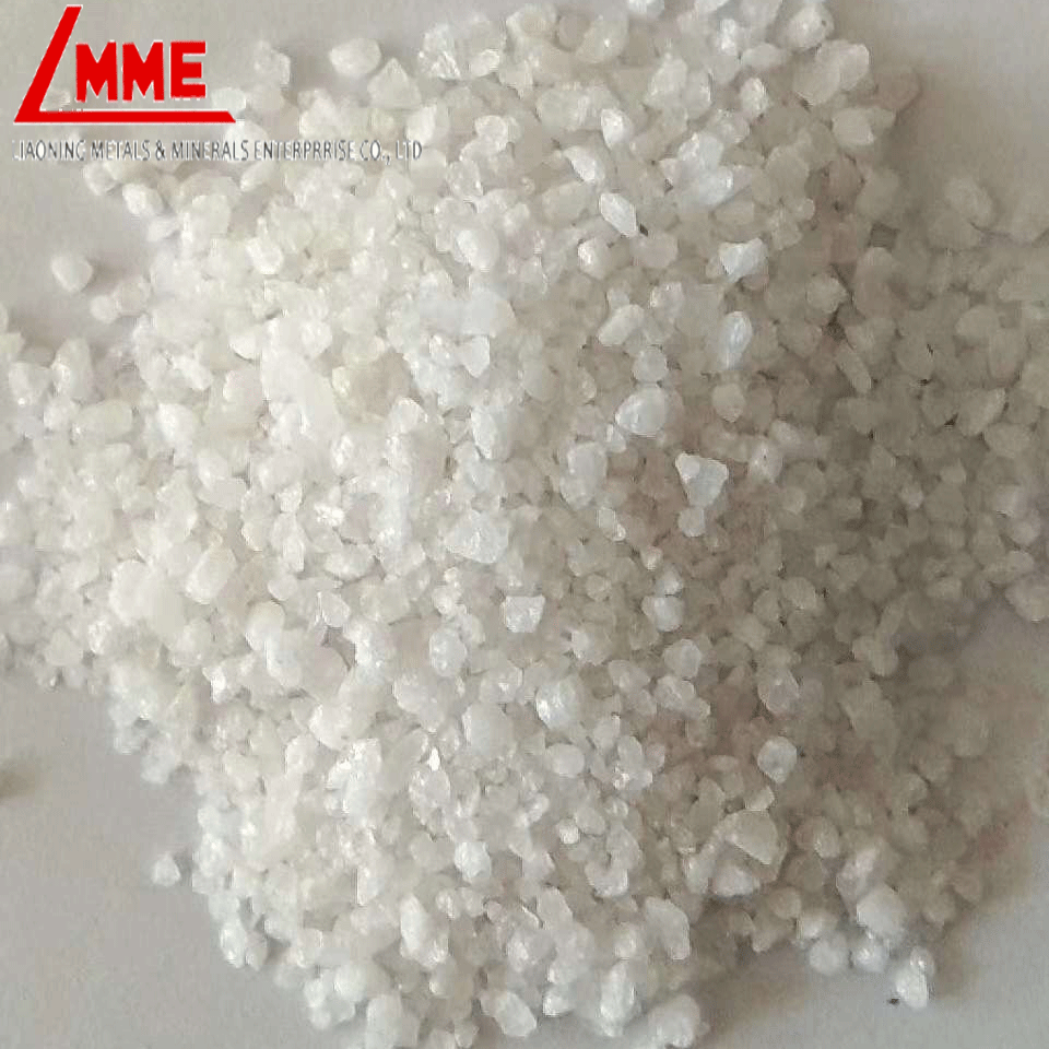 High purity 99.6% white silica sand with low iron for water treatment