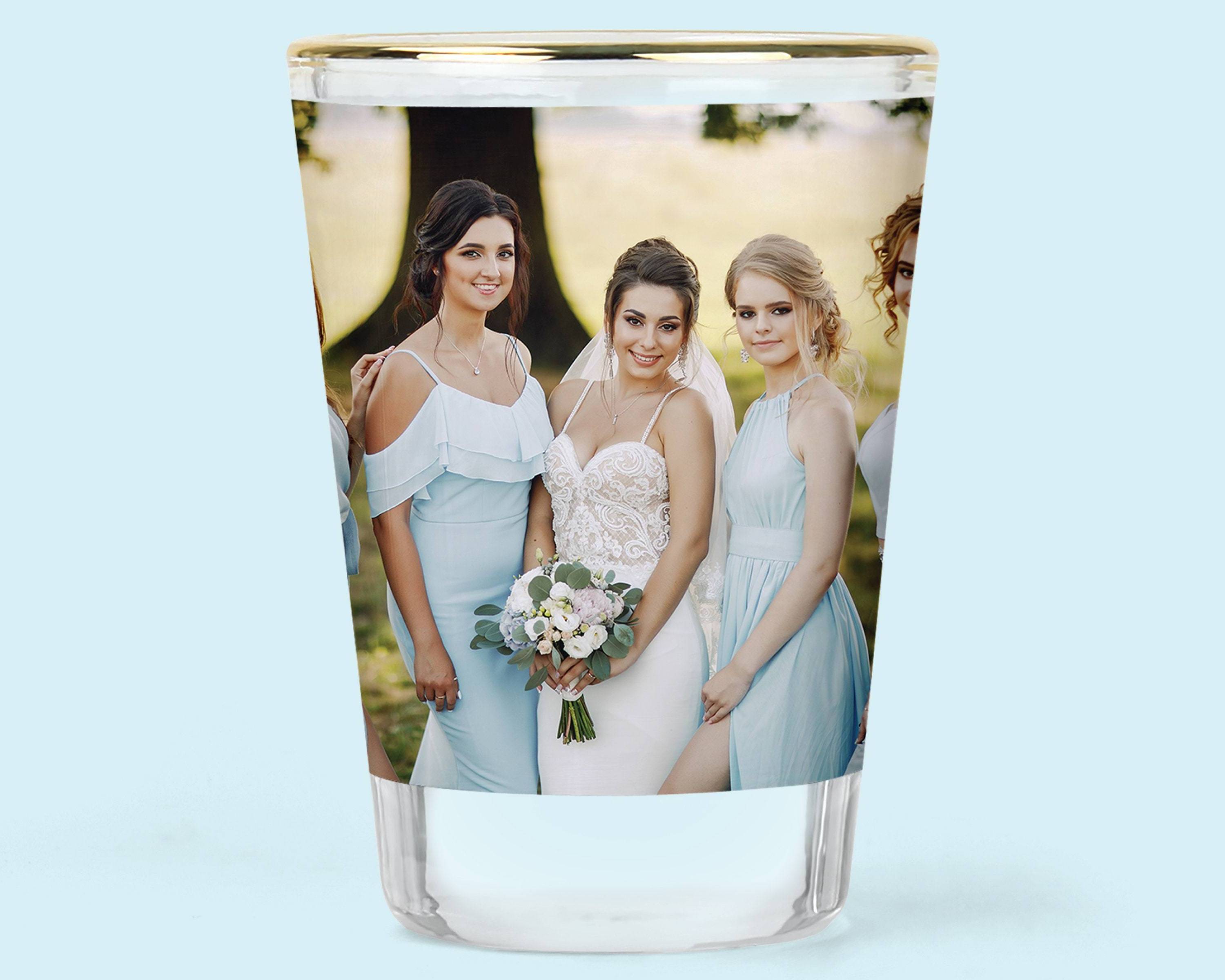 Wholesale 50ml small bullet wine whiskey blank cup sublimation personalized picture custom Shot Glasses for wedding birthday