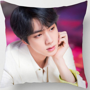 Wholesale custom idol body sofa pillow cover decorative kpop personalized cushion cover for idol gift