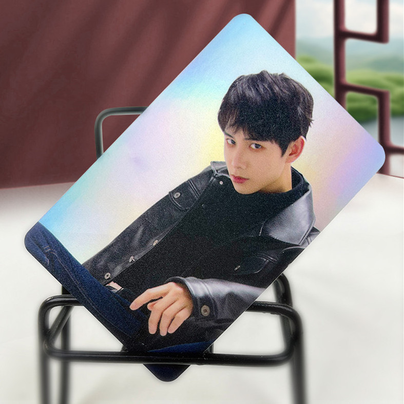 Custom Made Customized Personalized Holo Laser Photo Card | Kpop Holographic PC Gift