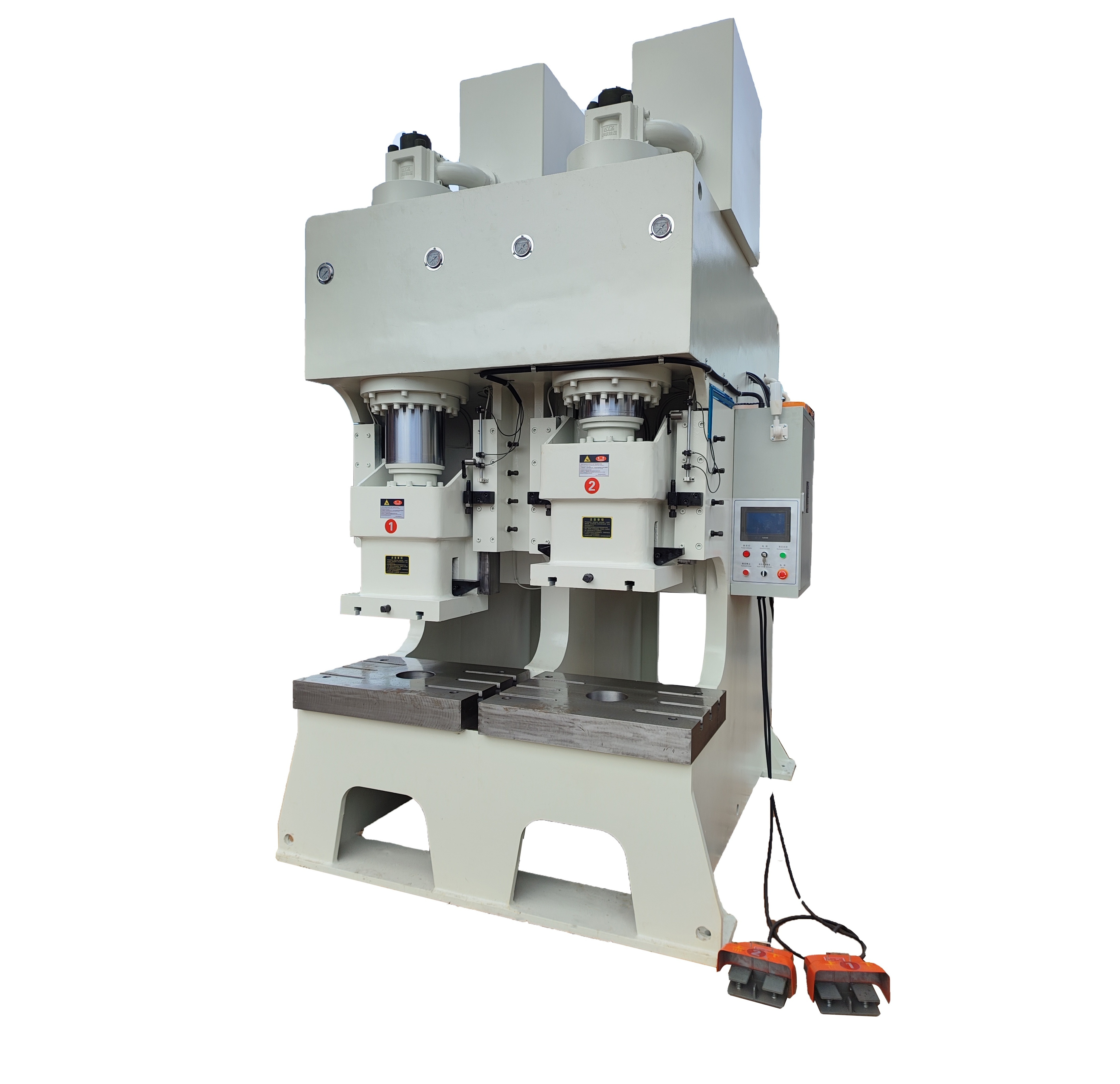 Y21-100 hydraulic forming machine pressing machine hydraulic press PLC touch screen double press station