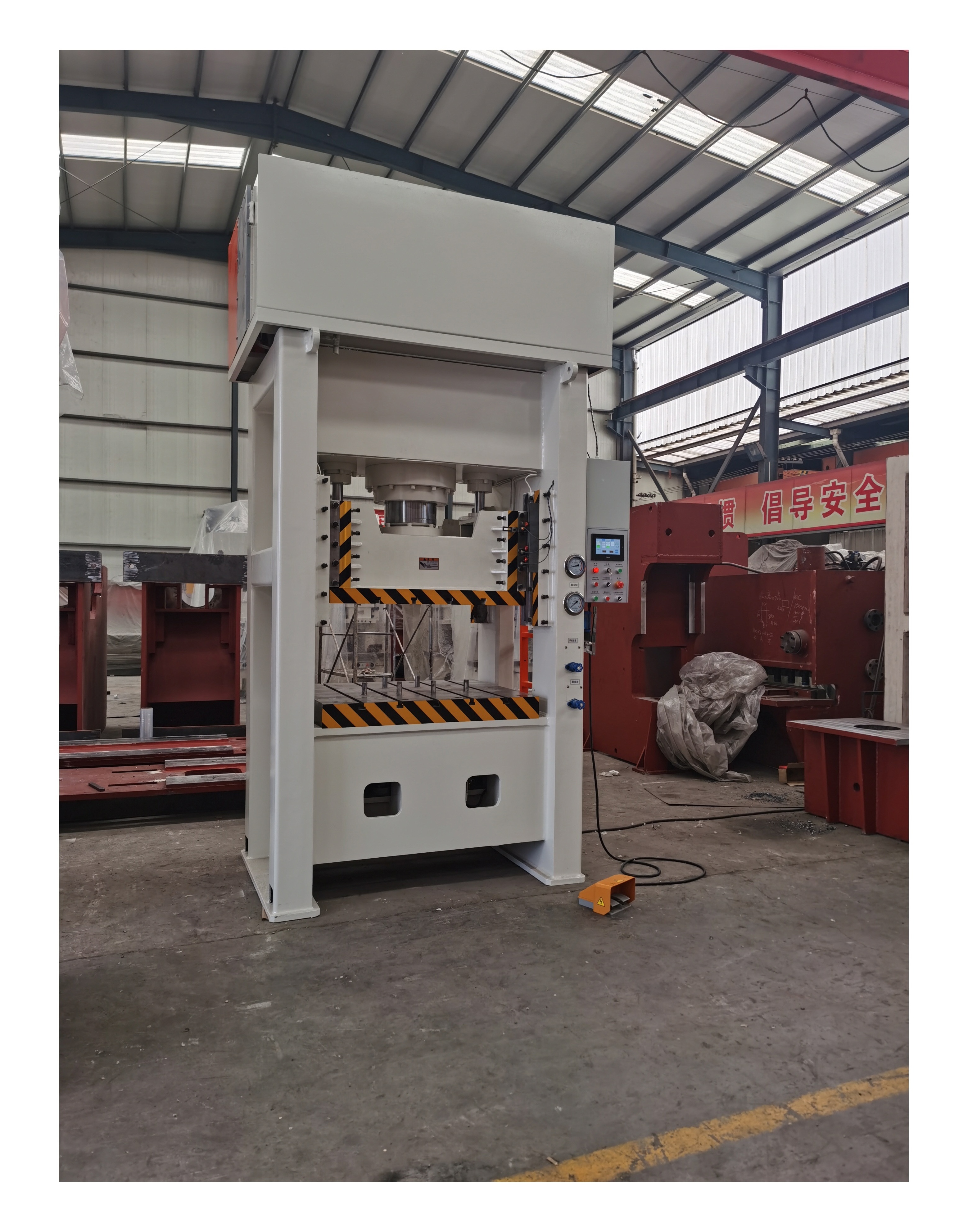 200 ton hydraulic press brake punching  H frame machine bigger worktable customized can presser Servo hydraulic press