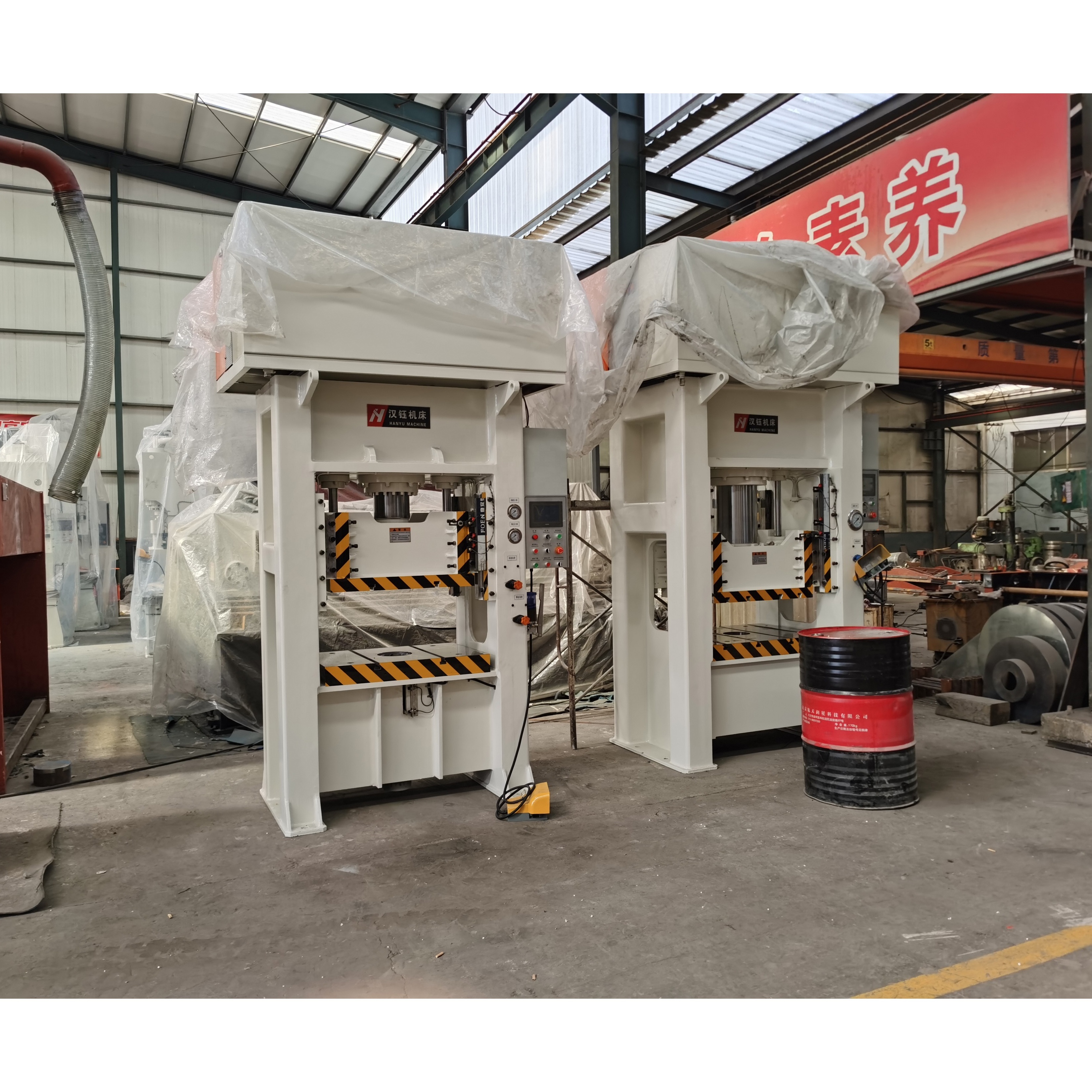 200 ton hydraulic press brake punching  H frame machine bigger worktable customized can presser Servo hydraulic press