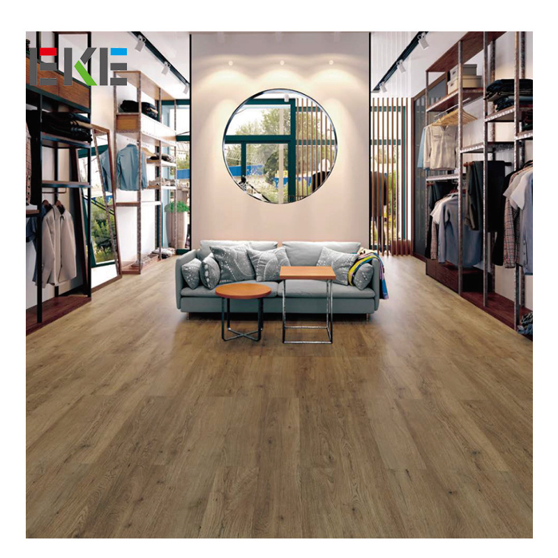 Wood Sticker Plastic Lvt Flooring Tiles Plank Luxury Pvc Click Dry Back Lvt Glue Down Vinyl Plank Flooring