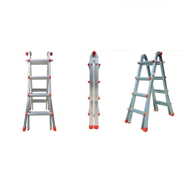 Fiberglass Lightweight Telescopic Extension Folding Step Ladder