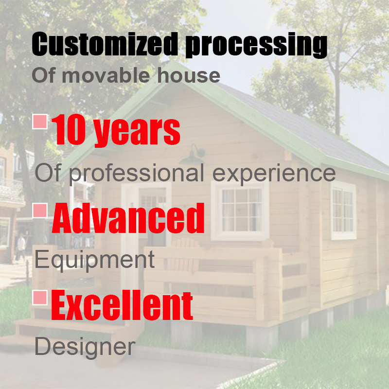 Hot Selling Custom Light Wood Structure Prefabricated Movable House Small Modular Hotel House On Wheels