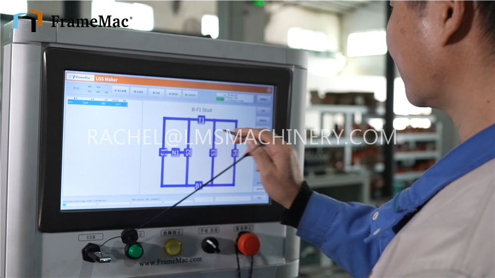 Frame Mac Light Gauge Steel Framing Machine LGS Cold Formed Machine With BIM Cad Vertex BD Price